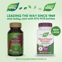 Nature's Way Blood Sugar Manager - with Gymnema Extract & Vitamin A