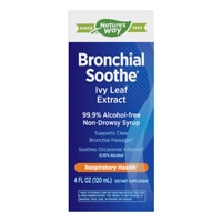 Nature's Way Bronchial Soothe Syrup - Ivy Leaf Extract - Non-Drowsy - 99.9% Alcohol Free