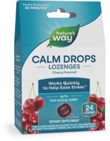 Nature's Way Calm Drops - with Fast-Acting GABA Cherry Flavored
