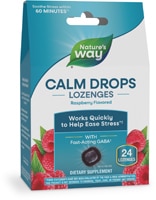 Nature's Way Calm Drops - with Fast-Acting GABA Raspberry Flavored