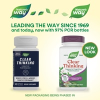 Nature's Way Clear Thinking - with Cognizin Citicoline - Ashwagandha - Bacopa