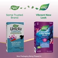 Nature's Way Cold Relief Drops - Umcka - Multi-Symptom Cold Relief - Homeopathic