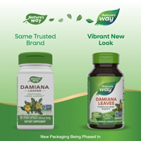 Nature's Way Damiana Leaves - 600 mg Per 2-Capsule Serving