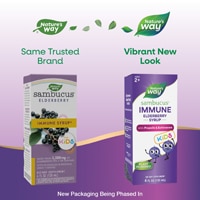 Nature's Way Kids Sambucus Elderberry Immune Syrup - with Echinacea & Propolis