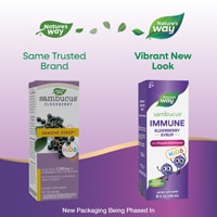Nature's Way Kids Sambucus Elderberry Immune Syrup - with Echinacea & Propolis