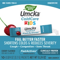 Nature's Way Kids Umcka Coldcare FastActives Powder Cherry