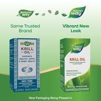 Nature's Way Krill Oil - 100% Pure Omega-3 - EPA and DHA - 100% Pure