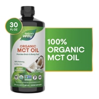 Nature's Way Organic MCT Oil - Brain & Body Fuel from Coconuts - Keto & Paleo Certified