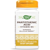 Nature's Way Pantothenic Acid - 500 mg of Vitamin B5 Per Serving - with Calcium