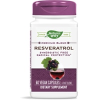 Nature's Way Premium Blend Resveratrol - Synergistic Free Radical Protection