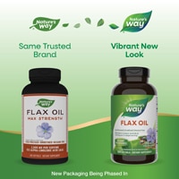 Nature's Way Premium Flax Oil - with Omega-3 Omega-6 Omega-9 - Cold-Pressed
