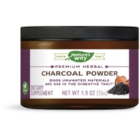 Nature's Way Premium Herbal Charcoal Powder - Reduces Occasional Gas - Vegan