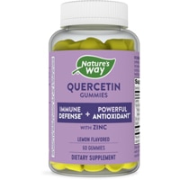 Nature's Way Quercetin Gummies with Zinc - Immune Defense & Powerful Antioxidant