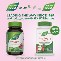 Nature's Way Raspberry Leaf - 640 mg Per 2-Capsule Serving