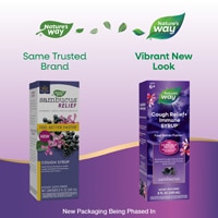 Nature's Way Sambucus Cough Relief + Immune Syrup - Elderberry & South African Geranium