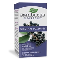 Nature's Way Sambucus Original Elderberry Lozenges - with Vitamin C