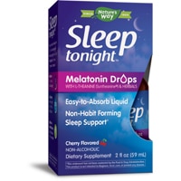 Nature's Way Sleep Tonight Melatonin Drops with L-Theanine - Cherry Flavored