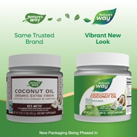 Nature's Way USDA Organic Extra Virgin Coconut Oil - Pure - Cold-Pressed & Unrefined