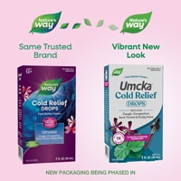 Nature's Way Umcka Cold Relief Drops - Multi-Symptom Cold Relief - Homeopathic