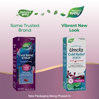 Nature's Way Umcka Cold Relief Syrup - Multi-Symptom Cold Relief Cherry Flavored