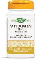 Nature's Way Vitamin B-1 - Thiamin HCI - Supports Energy Metabolism