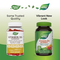 Nature's Way Vitamin D3 Gummies - Supports Immune and Bone Health Mixed Fruit