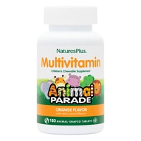 NaturesPlus Animal Parade Children's Chewable Multi-Vitamin and Mineral Natural Orange