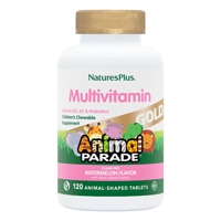 NaturesPlus Animal Parade Gold Children's Chewable Multi-Vitamin and Mineral Watermelon