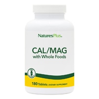 NaturesPlus Cal Mag Mineral Supplement with Whole Foods