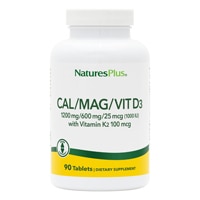 NaturesPlus Cal Mag Vit D3 with Vitamin K2