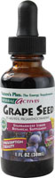 NaturesPlus Herbal Actives Grape Seed Liquid Suspension