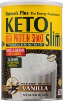 NaturesPlus KETOSlim High Protein Shake with Critical Keto-Nutrients Vanilla