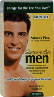 NaturesPlus Source of Life Men Multi-Vitamin and Mineral