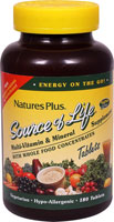 NaturesPlus Source of Life® Multi-Vitamin and Mineral Supplement