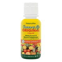 NaturesPlus Source of Life Original Multi-Vitamin & Mineral Liquid Tropical Fruit