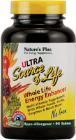 NaturesPlus Ultra Source of Life® Whole Life Energy Enhancer with Lutein No Iron