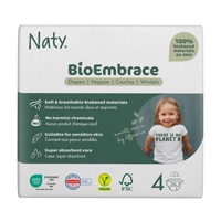 Naty Diapers BioEmbrace Super Absorbent 26 Diapers 15-40 lbs