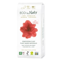 Naty Panty Liners Compostable - 32 Pads - Normal Absorbency