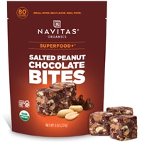 Navitas Organics Superfood+ Bites Salted Peanut Chocolate