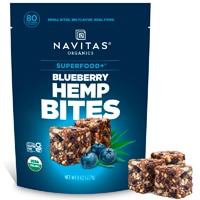 Navitas Organics Superfood+ Hemp Bites Blueberry