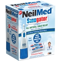 NeilMed Sinugator Cordless Pulsating Nasal Wash Kit - Blue
