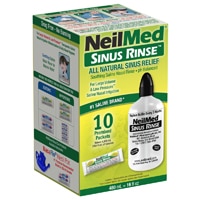 NeilMed Sinus Rinse XL Bottle with 10 Hypertonic Packets