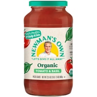 Newman's Own Organics Pasta Sauce Tomato & Basil