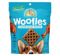 Newman's Own Woofles Dog Treats Chicken Recipe Waffles