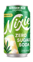 Nixie Organic Zero Sugar Soda Ginger Ale