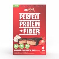 No Sugar Company Perfect Protein + Fiber Bar Chocolate Strawberry & Cream