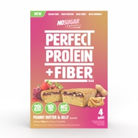 No Sugar Company Perfect Protein + Fiber Bar Peanut Butter & Jelly