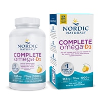 Nordic Naturals Complete Omega D3 Lemon