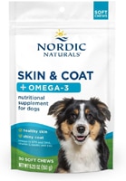 Nordic Naturals Dog Skin & Coat + Omega-3 Supplement Bone Broth