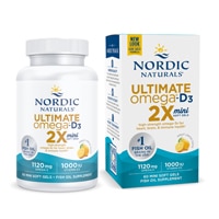 Nordic Naturals Ultimate Omega - D3 2X Mini Soft Gels Lemon